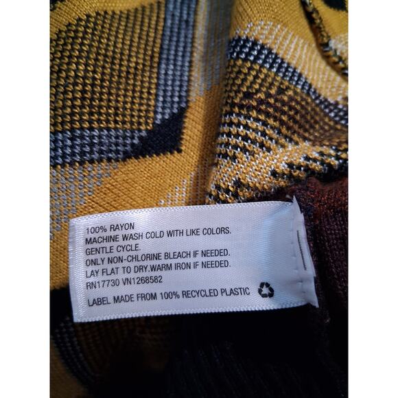 Missoni Target Women's size XL Chevron Long Grungecore Western Cardigan Sweater - Picture 12 of 12